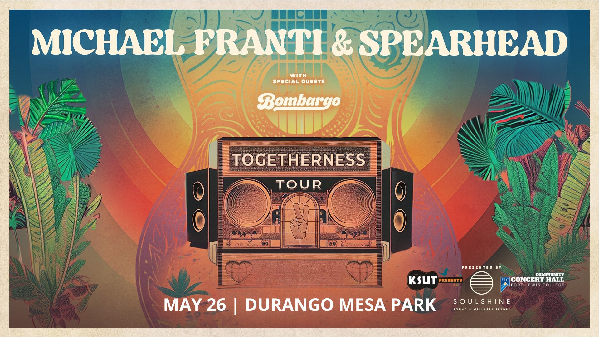 Michael Franti & Spearhead event poster